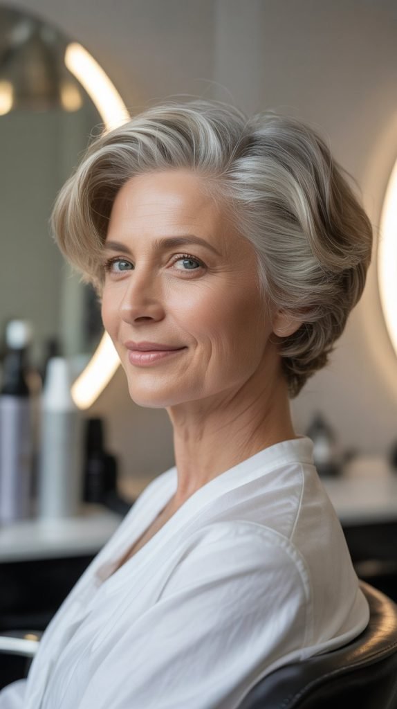 Layered Crown Volume Cut