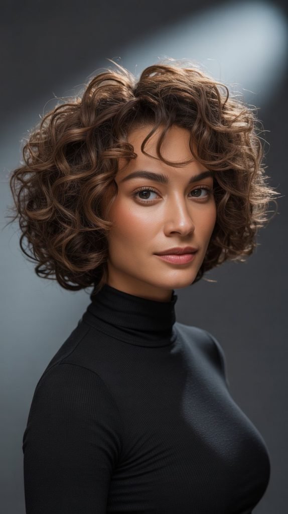 Textured Curly Bob