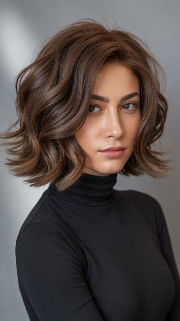 Layered Wavy Bob