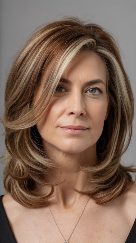 . Layered Lob (Long Bob)