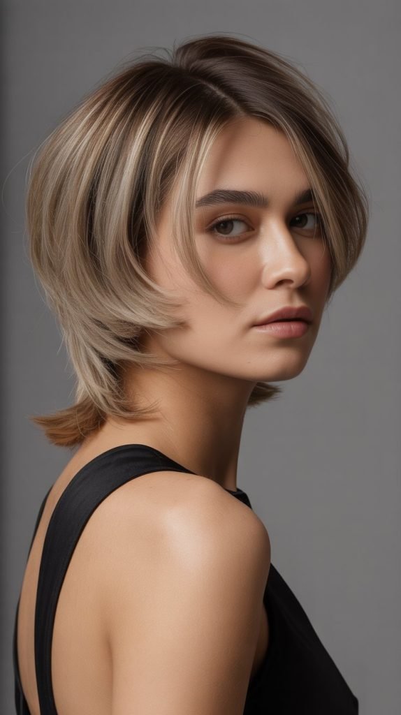 Modern Mullet with Soft Layers