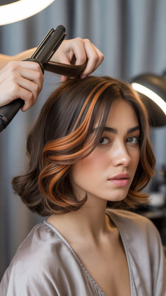 Styling Tips for Caramel Highlighted Short Hair
