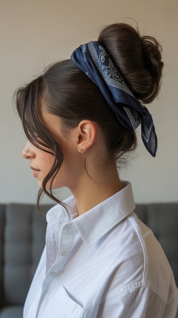 Trendy Top Knot and Bun Combinations