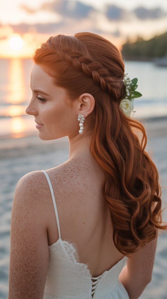  Rope Braid Half-Up Style