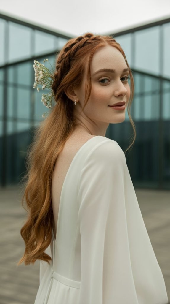 Diagonal Braided Updo