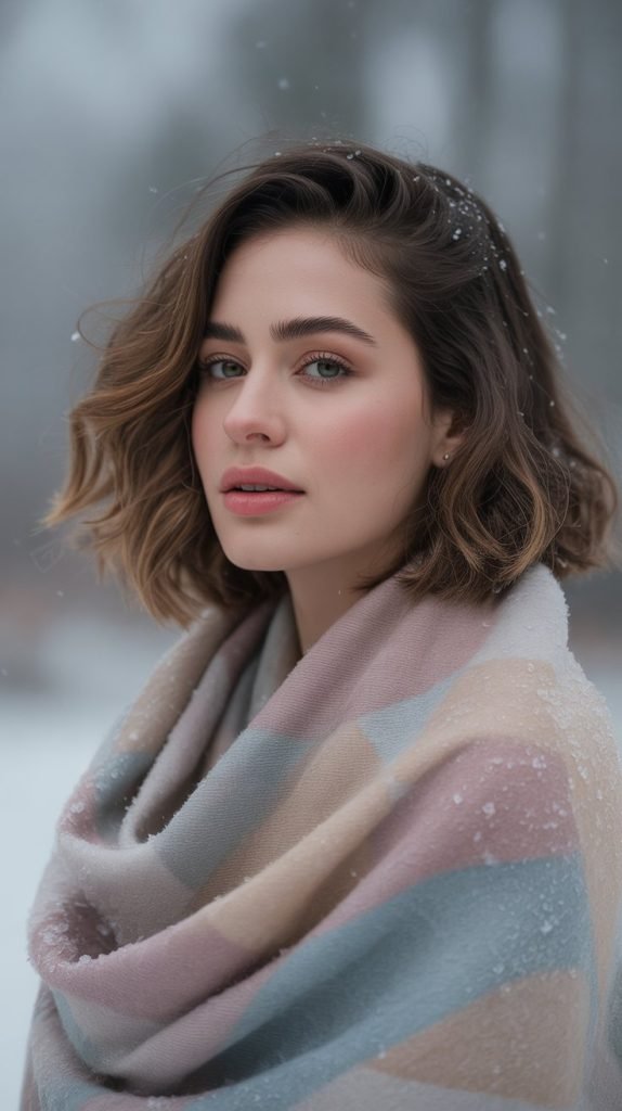 Wavy Bob with Deep Side Part