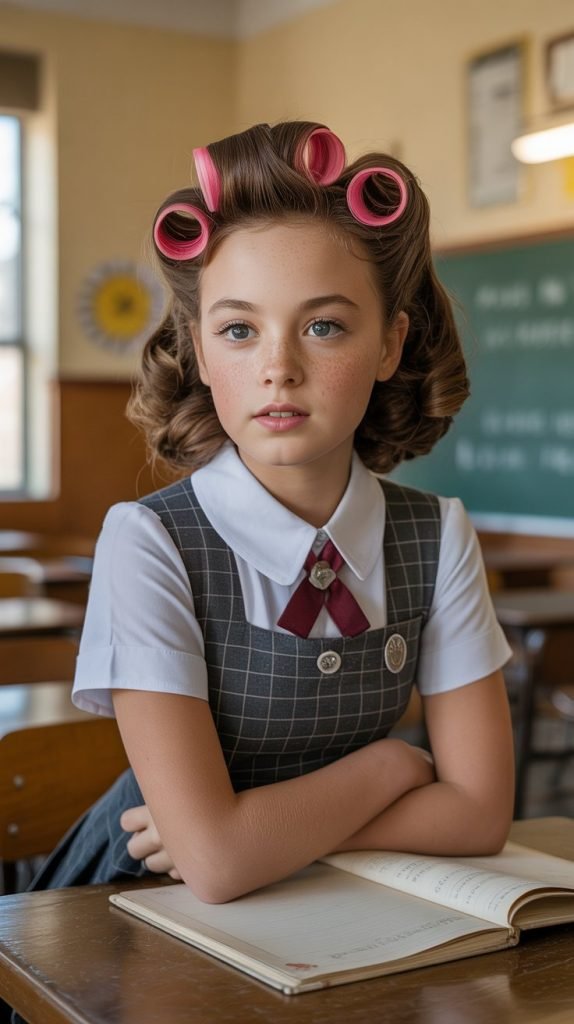 Vintage Pin Curls Recreation