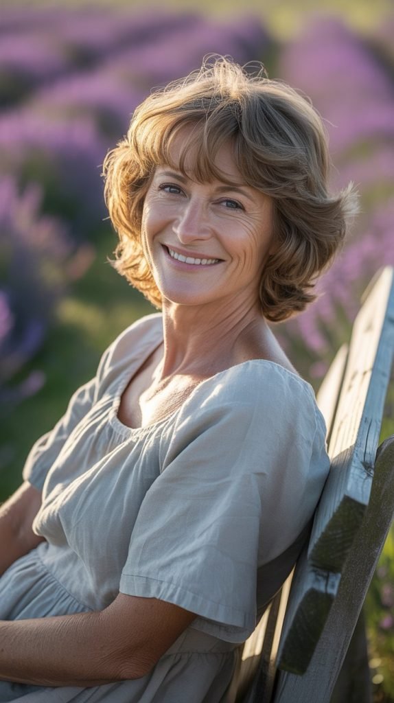  Tousled Medium Length