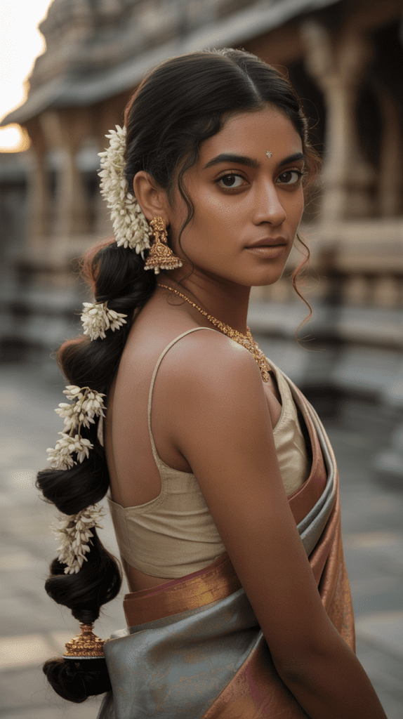 South Indian Temple-Inspired Long Cut