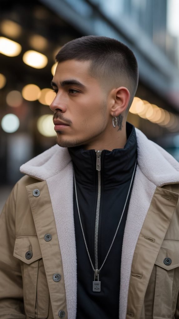 Skin Fade with Line Up