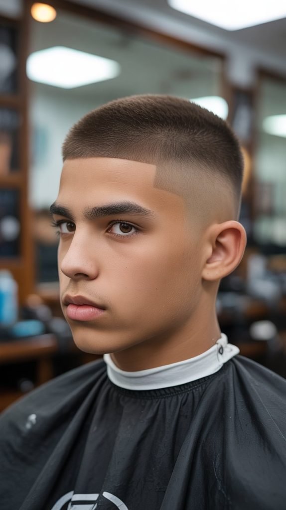 Buzz Cut with Skin Fade