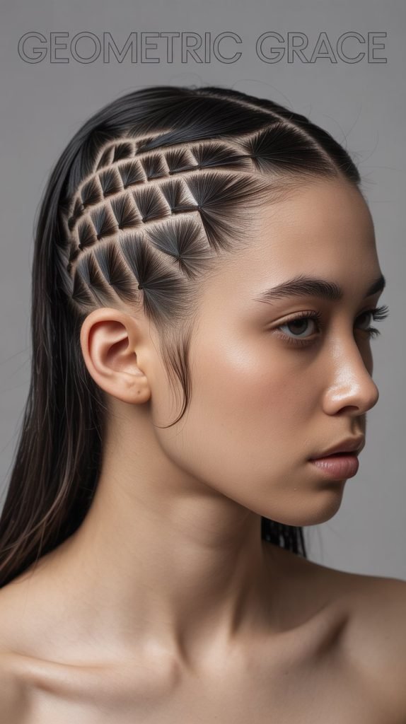 Geometric Triangle Edge Patterns