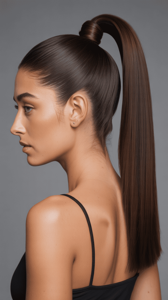 Ningning's High Ponytail