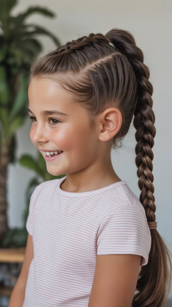 Rope Braid Ponytail