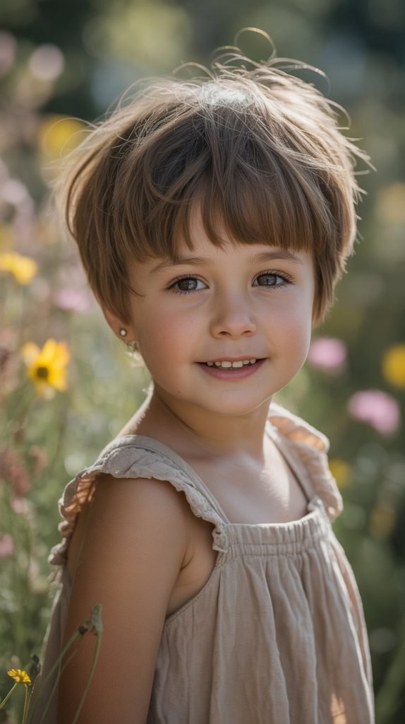 Textured Pixie with Bangs