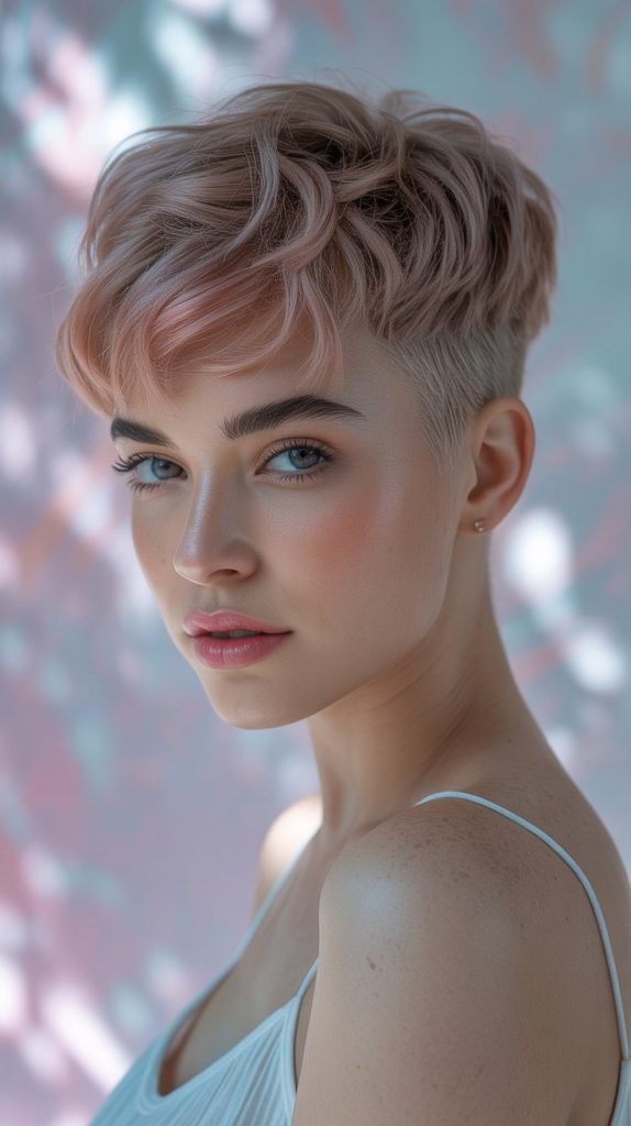  Soft Feminine Undercut