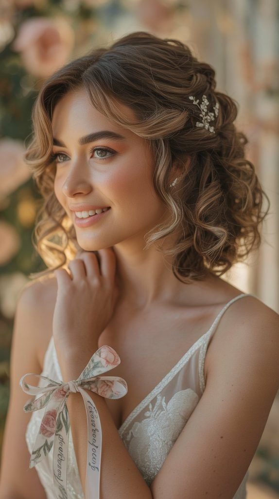 Twisted Half-Up Crown Style