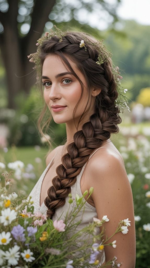 Espresso Brown Waterfall Crown