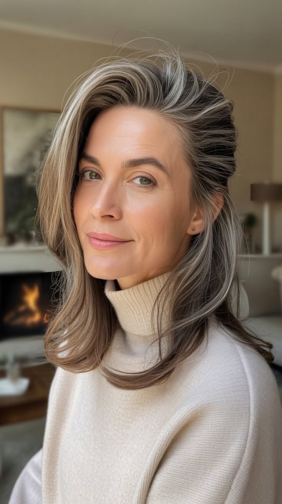 Medium Length with Root Lift Layers