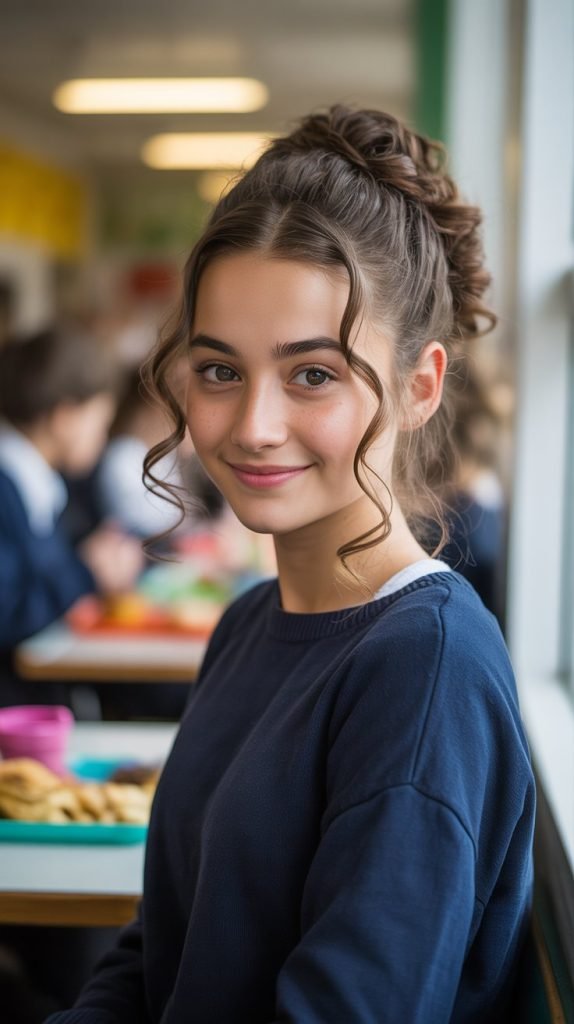  Twisted Half-Up Style