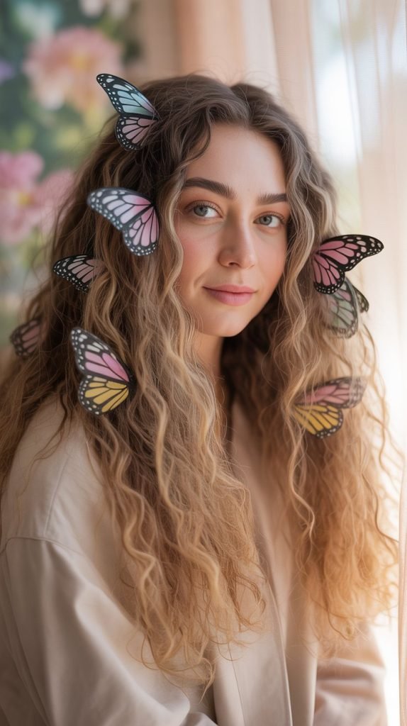  Blonde Butterfly Wings