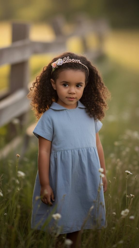 Natural Texture with Decorative Headband