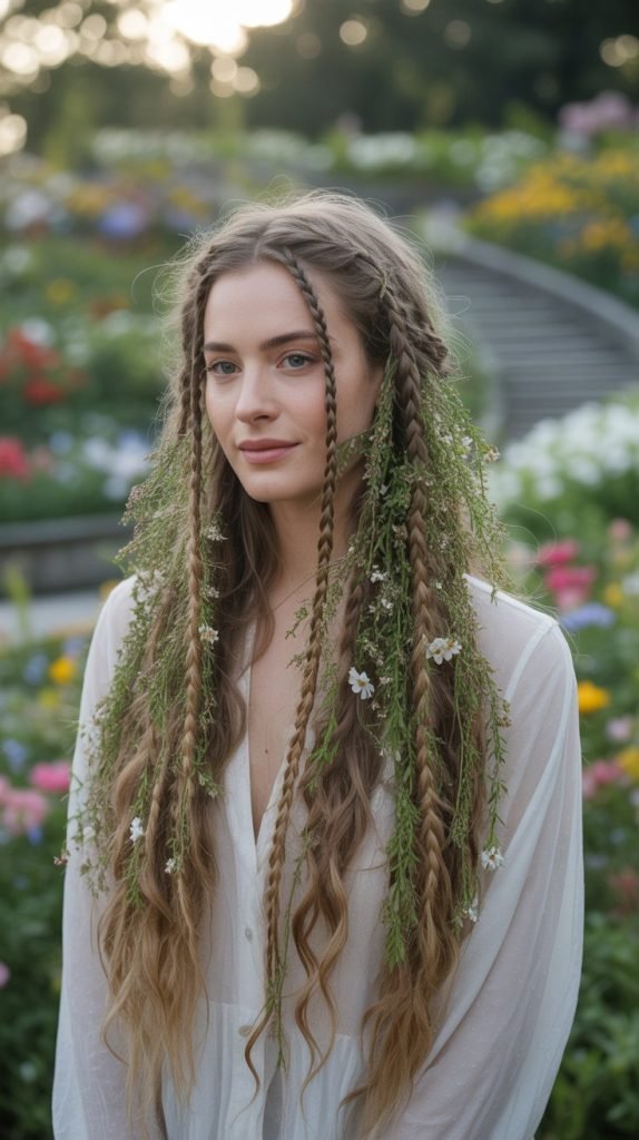 Braided Waterfall Garden