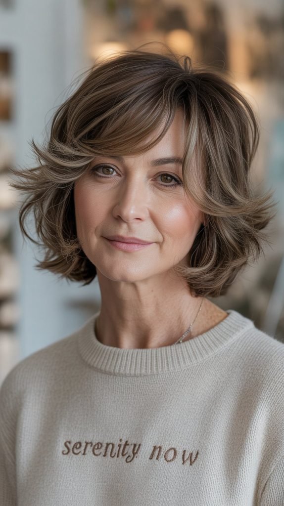 Medium Shag with Wispy Ends