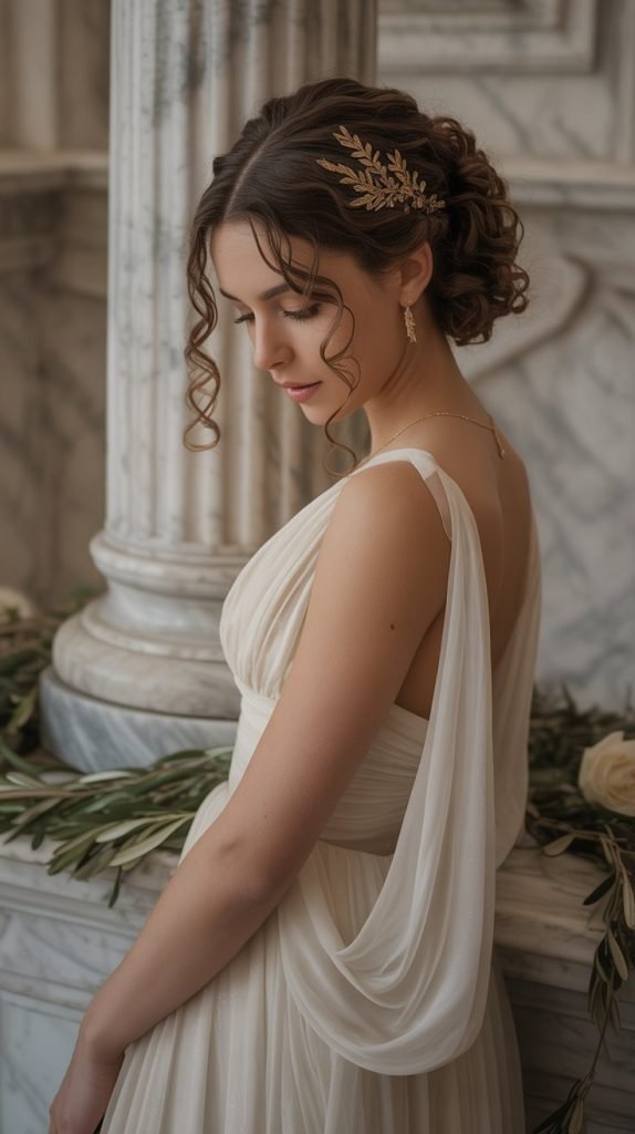 Grecian-Inspired Twisted Updo