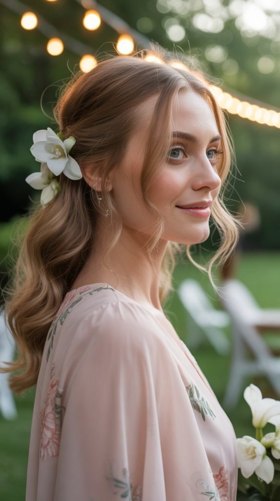  Romantic Half-Up Twist