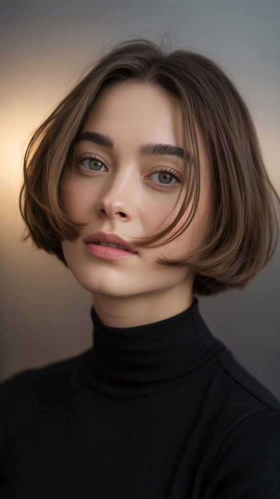 Face-Framing Stacked Bob