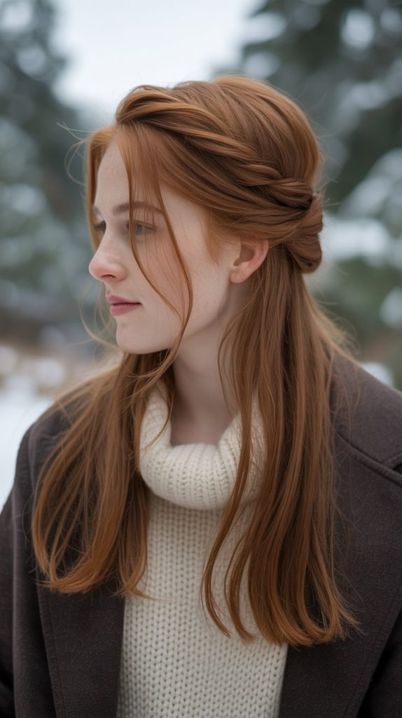 Twisted Crown Half-Up