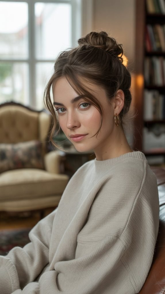 The Classic Messy Low Bun