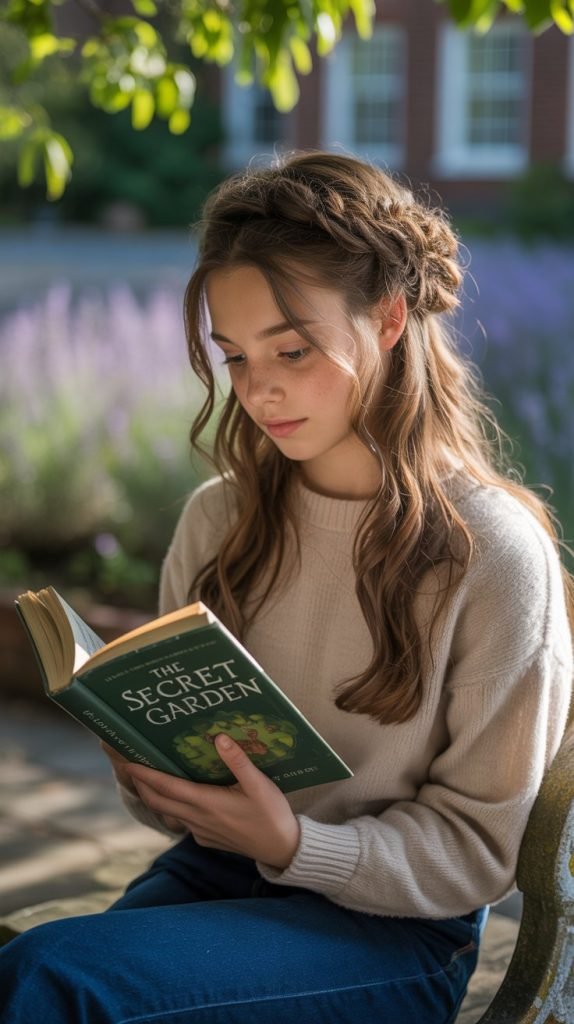 Twisted Half-Up Style