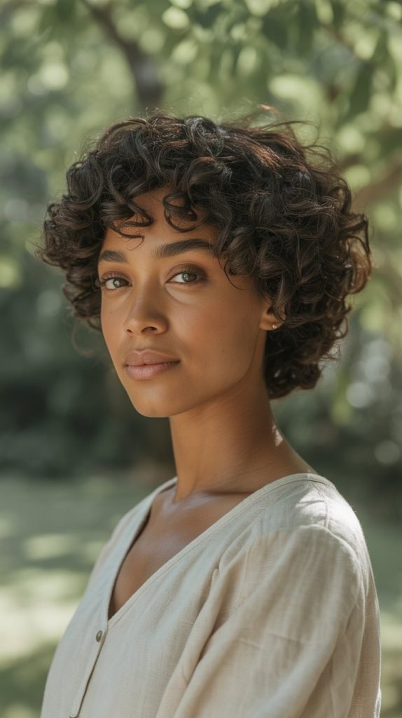 Wash-and-Go Curly Cut