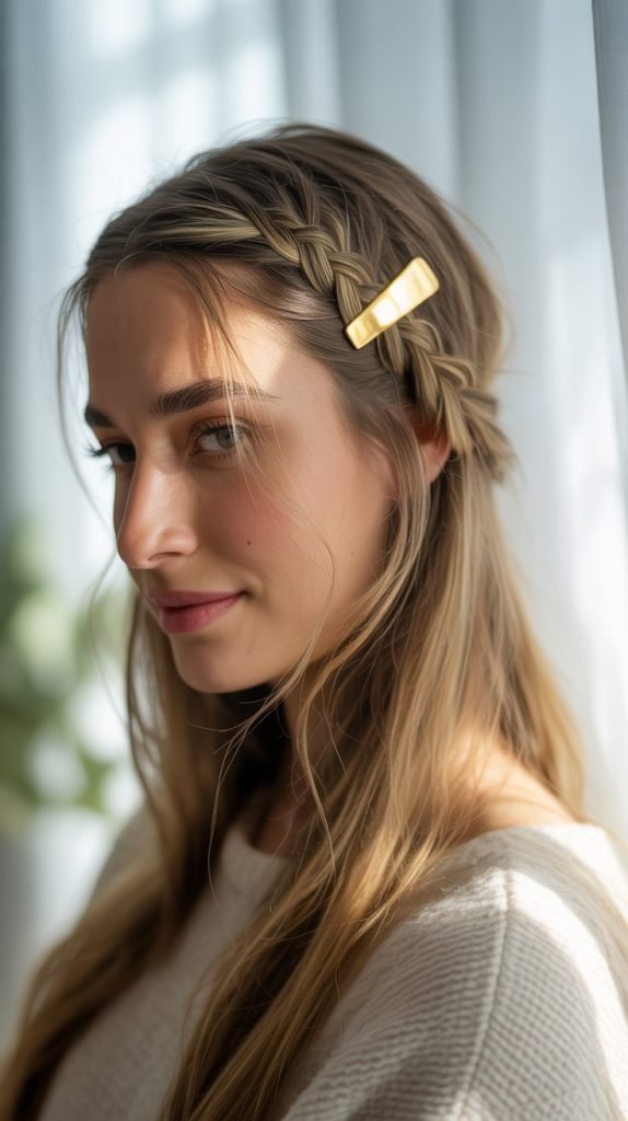 Half-Up Fishtail Accent