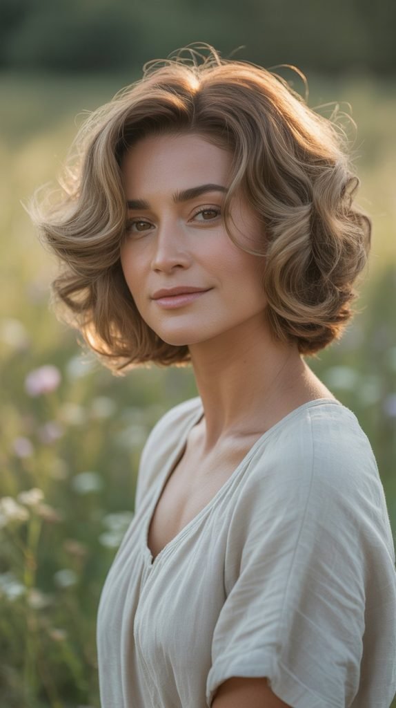  Soft Layers for Thick Hair