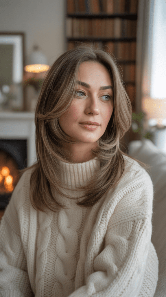 Long Layered Angular Cut