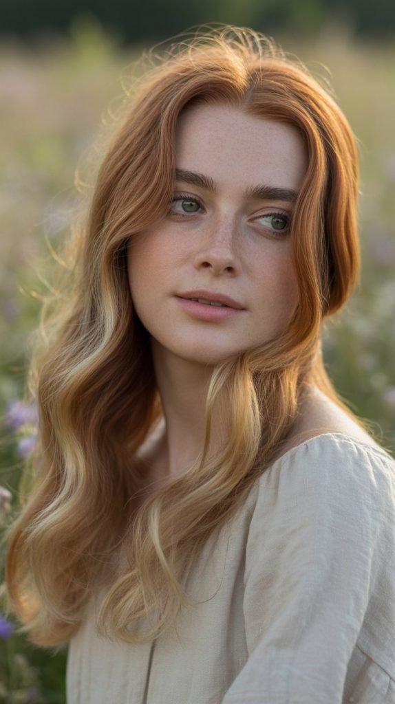 Face-Framing Highlights with Waves