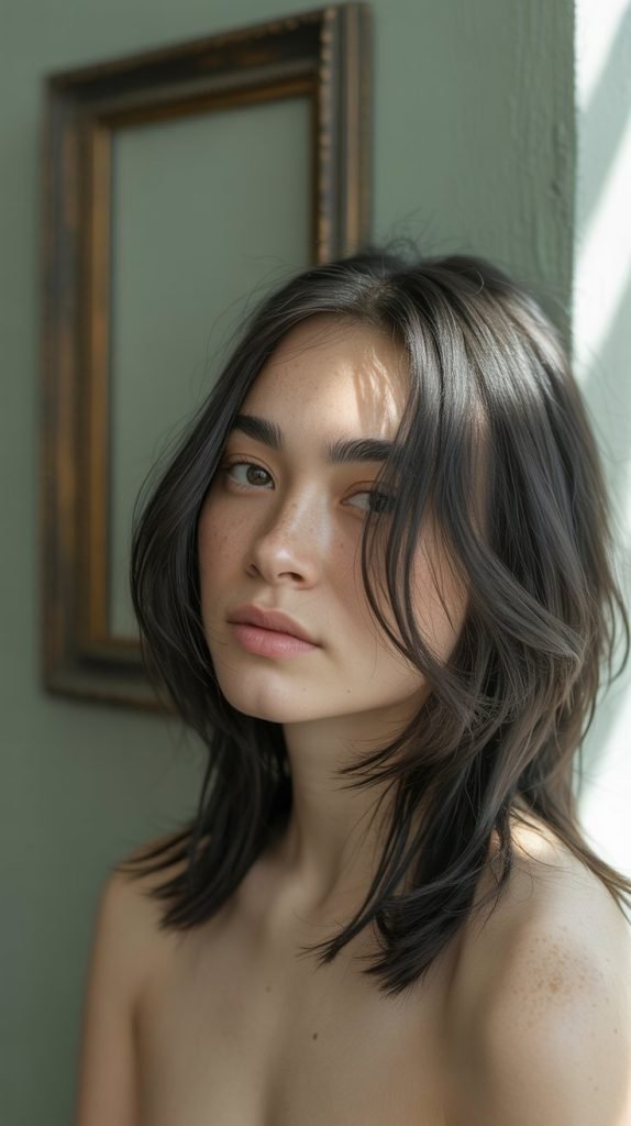 Long Hair Razor Cutting