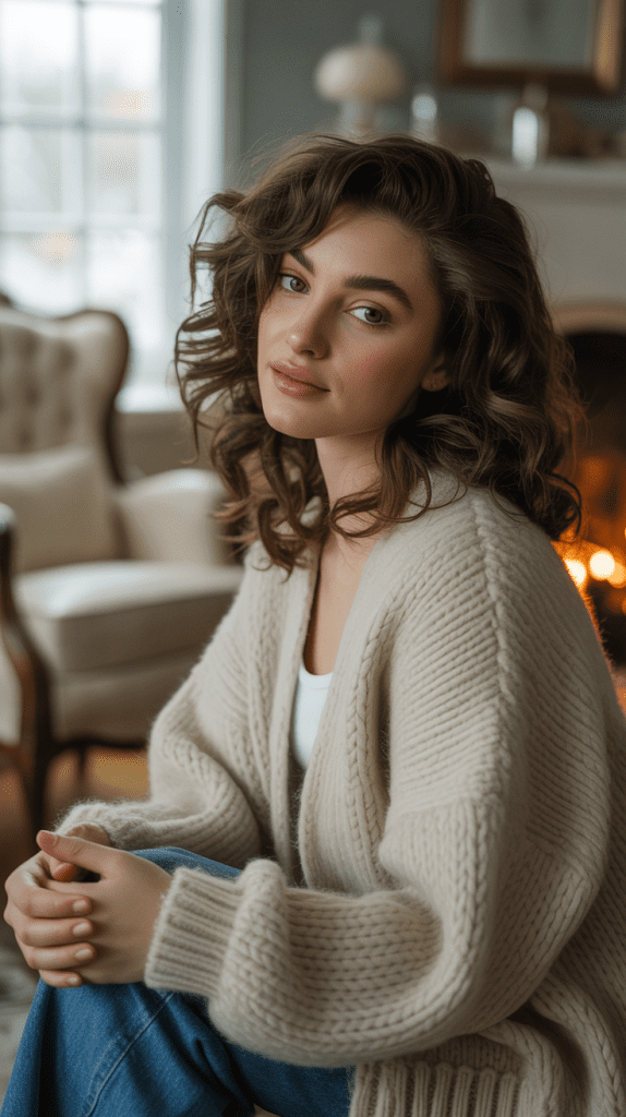 Voluminous Curls with Height