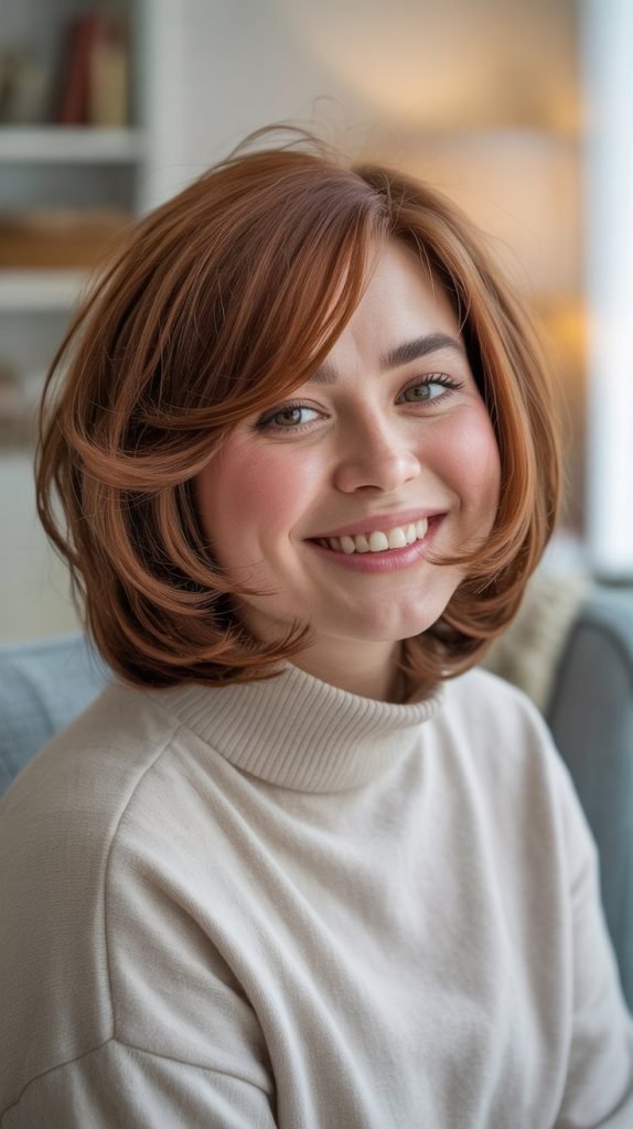 . Soft Layered Bob with Feminine Appeal