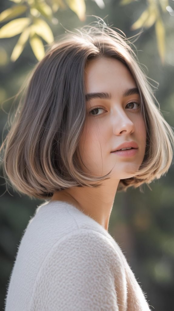 Wispy Bob with Feathered Ends