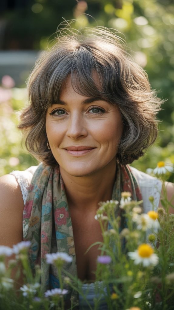 Medium Shag with Face-Framing Pieces