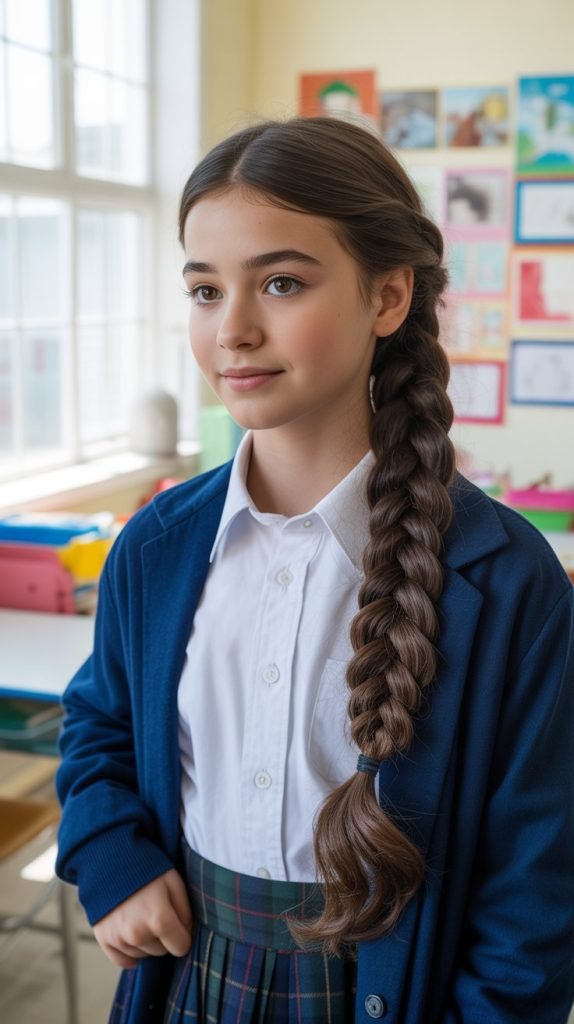 Classic Three-Strand Side Braid