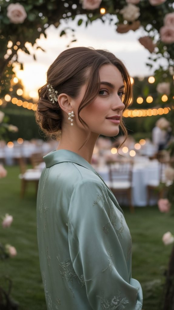 Romantic Twisted Updo