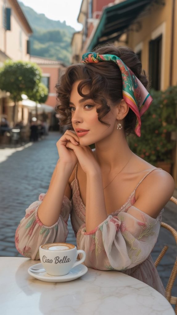  Protective Silk Scarf Updo