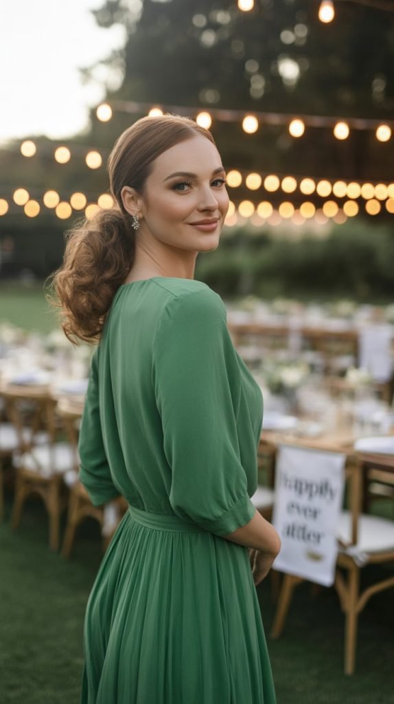  Curled Ponytail Style