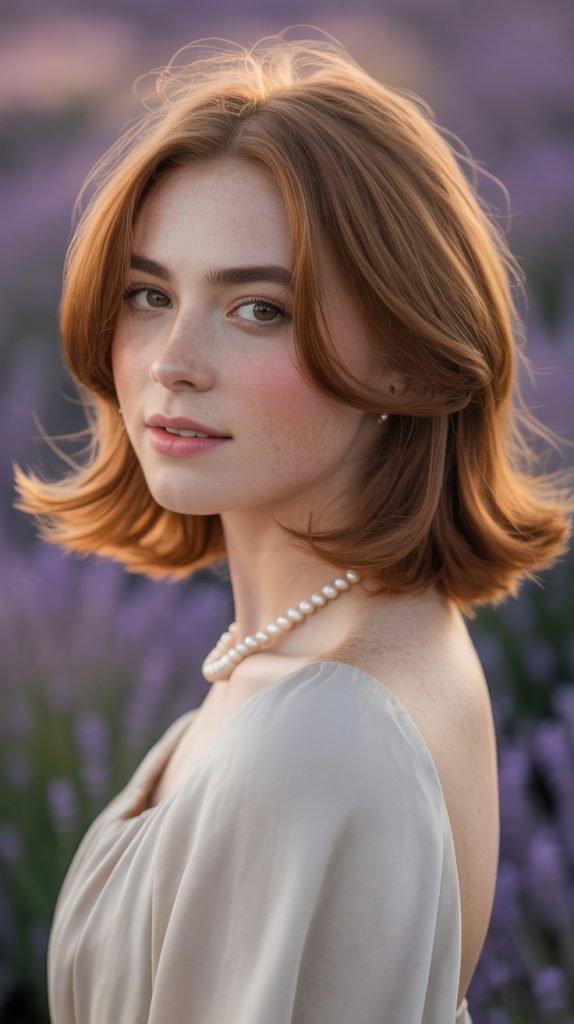 Medium Face-Framing Layers for Thick Hair