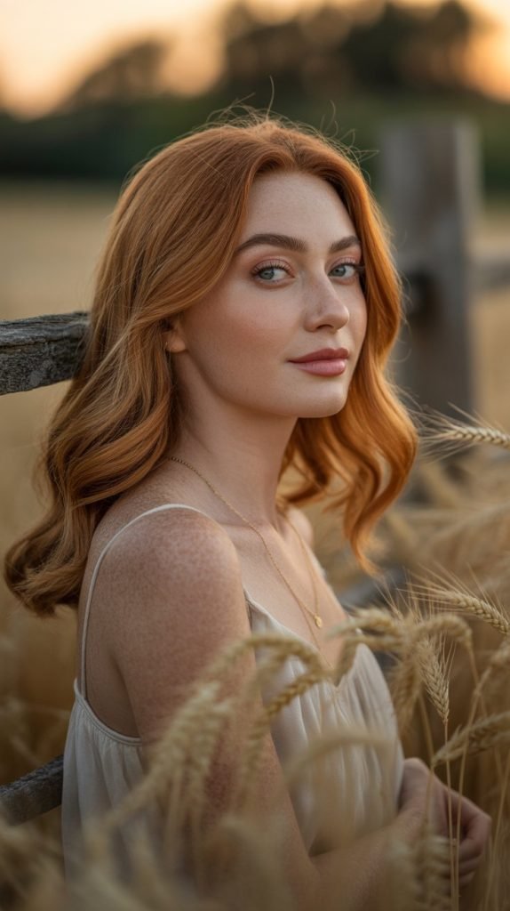 Auburn with Golden Undertones